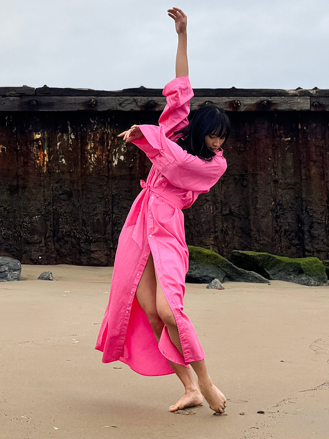 cali dreaming Alpine Shirt Dress