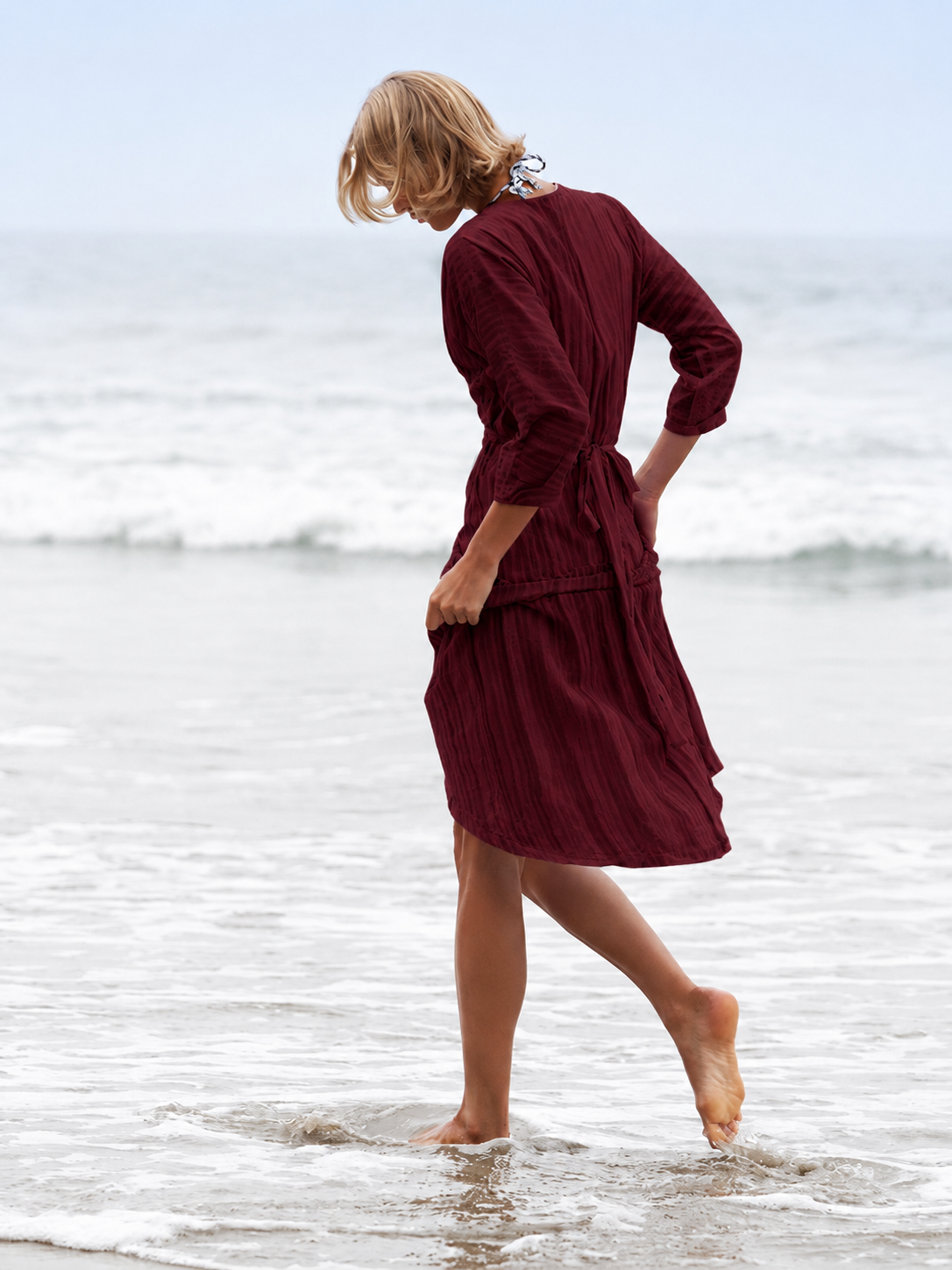 Tulip Wrap Dress (Cotton)